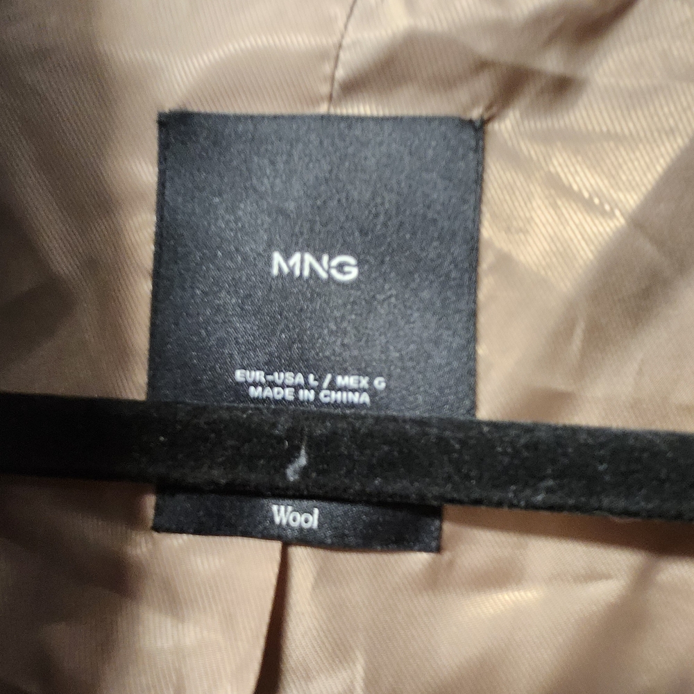 MNG Tan Wool Coat